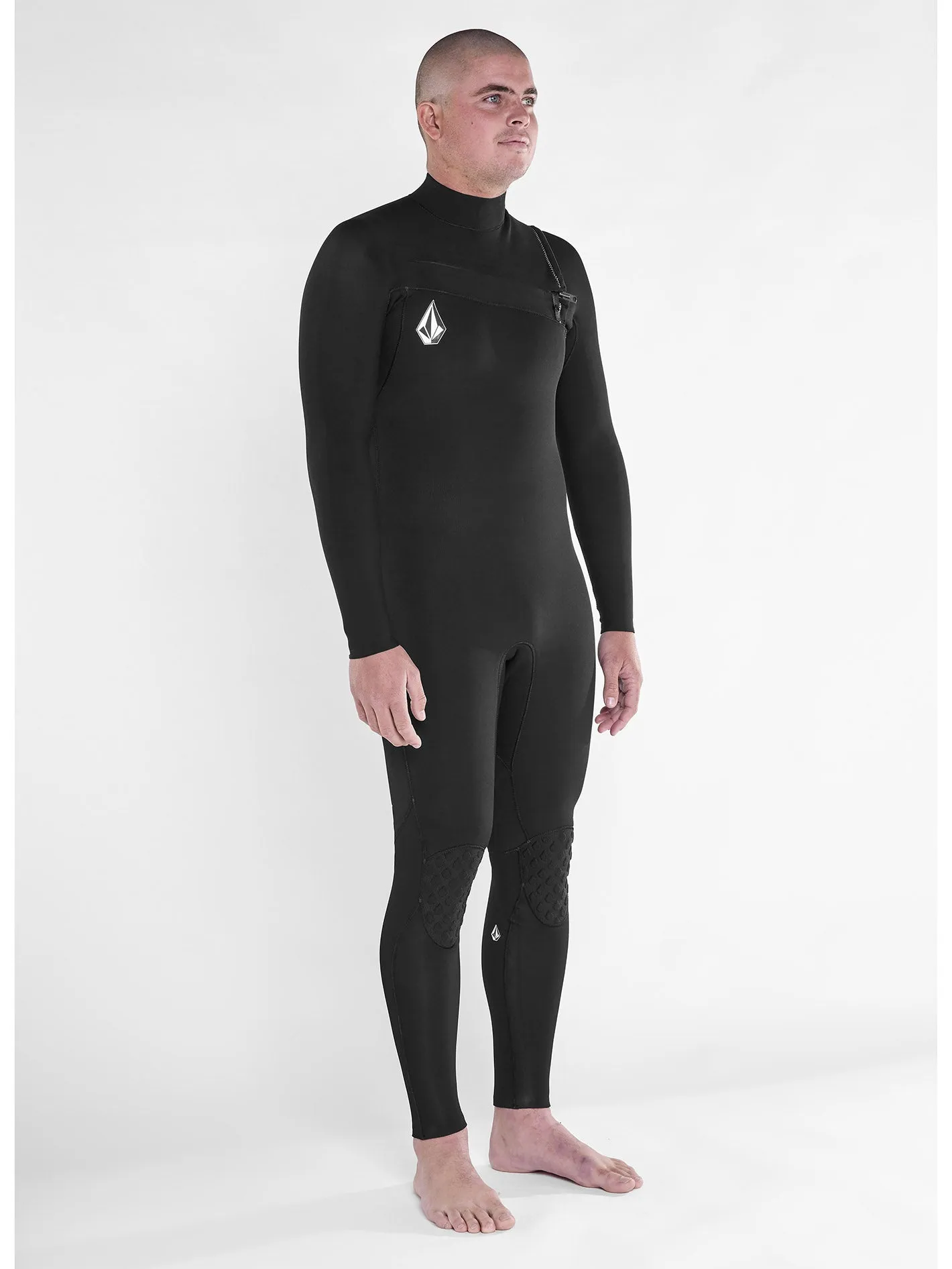 Modulator 3/2Mm Chest Zip Full Wetsuit - BLACK