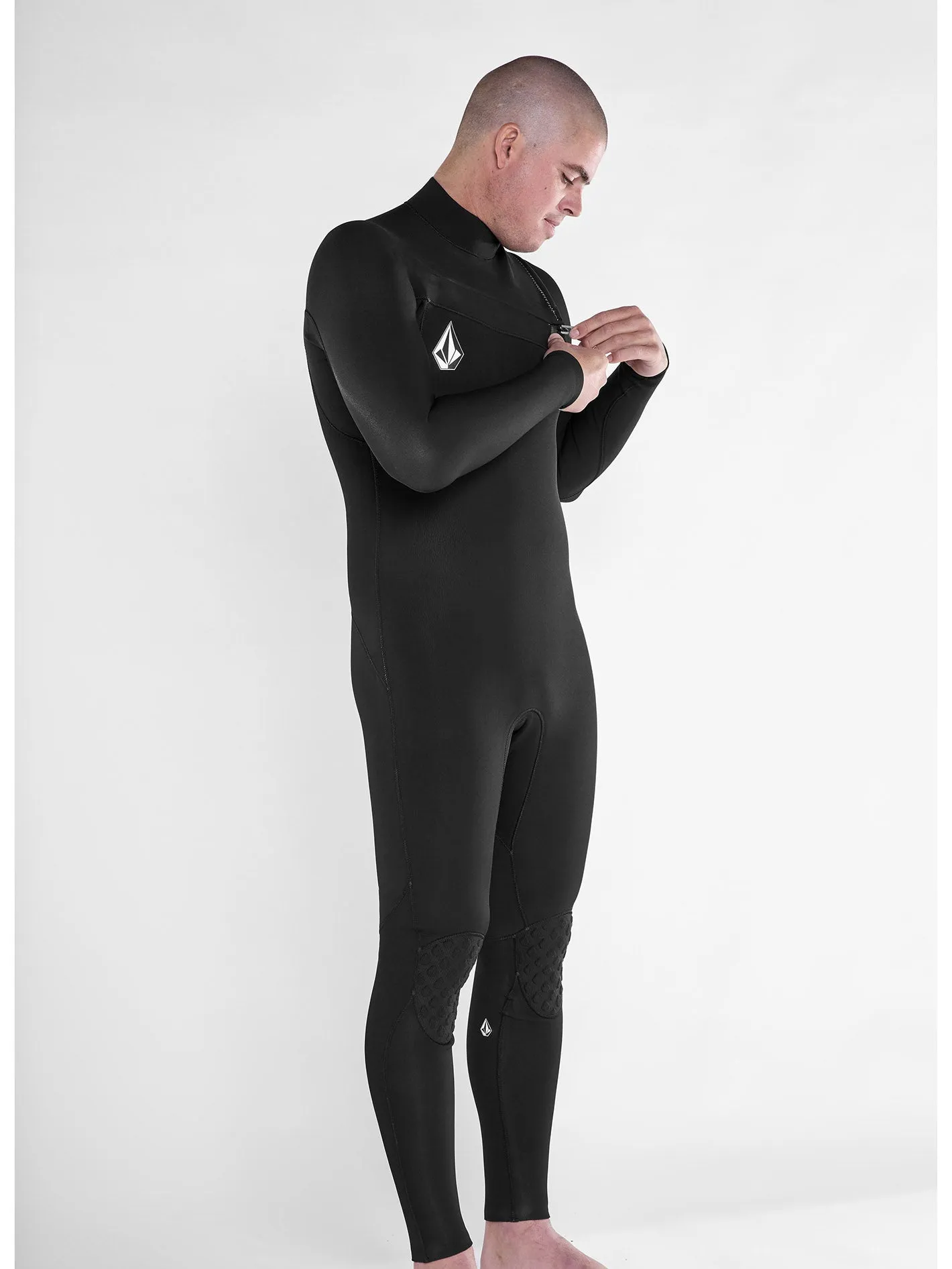 Modulator 3/2Mm Chest Zip Full Wetsuit - BLACK