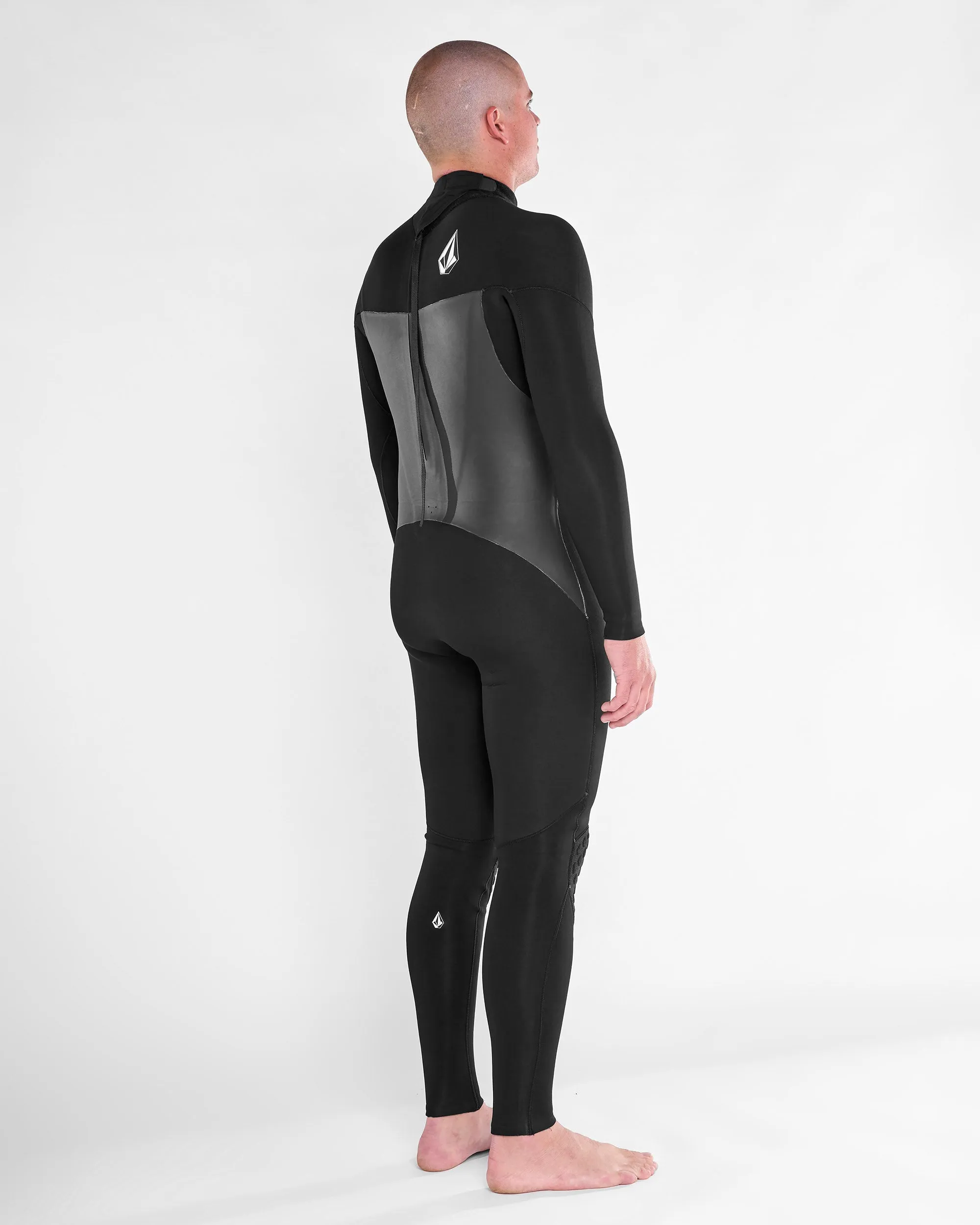 Modulator 3/2Mm Long Sleeve Back Zip Full Wetsuit - BLACK