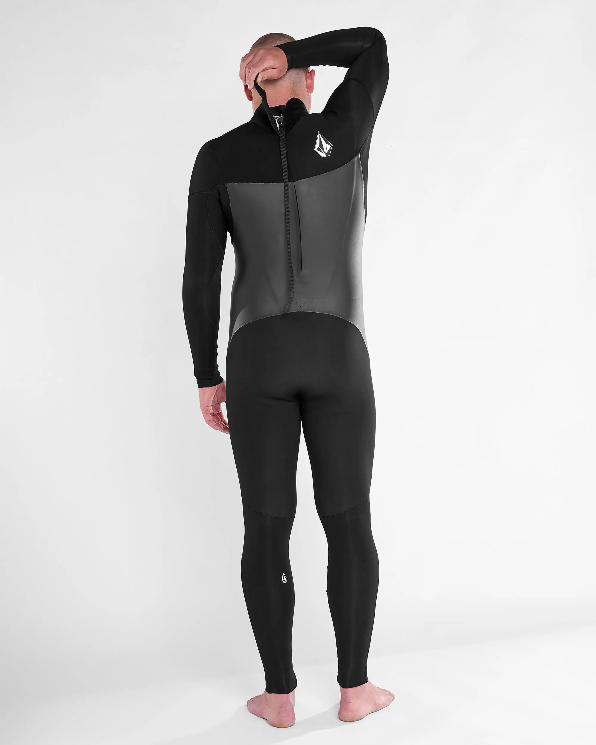 Modulator 3/2Mm Long Sleeve Back Zip Full Wetsuit - BLACK