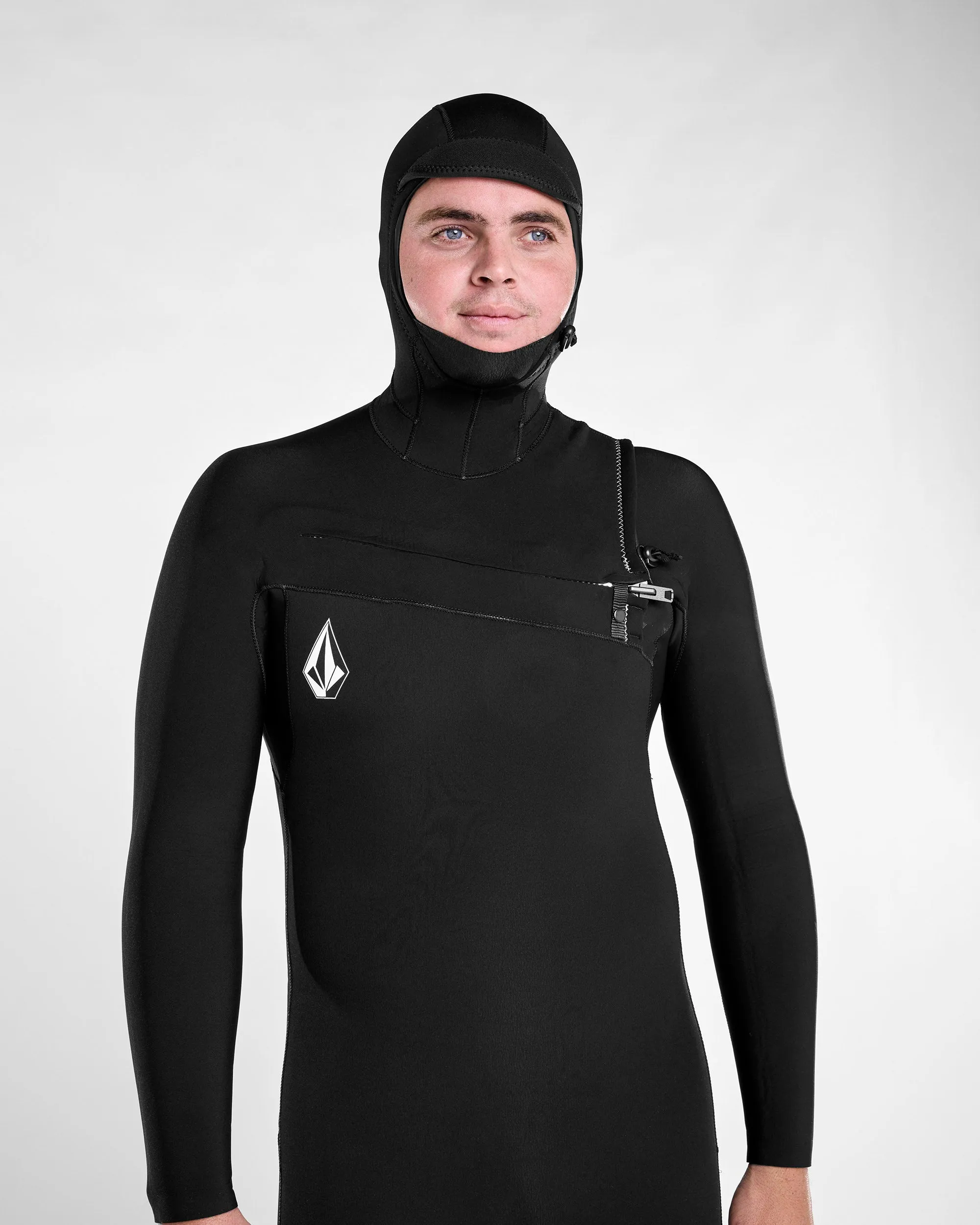 Modulator 5/4/3Mm Hooded Chest zip Wetsuit - BLACK