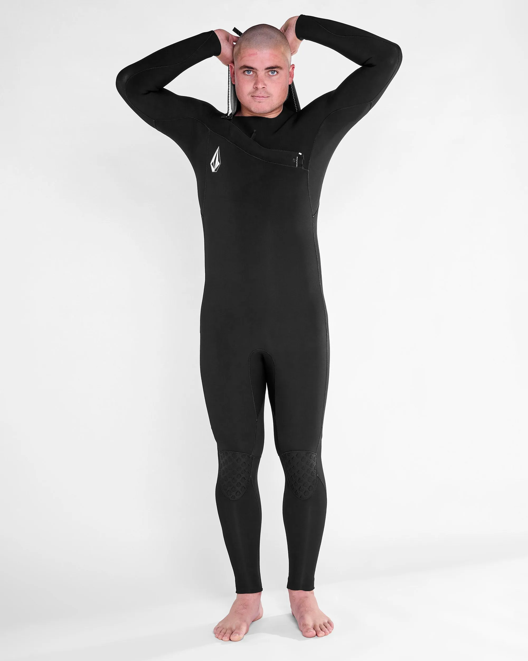 Modulator 5/4/3Mm Hooded Chest zip Wetsuit - BLACK