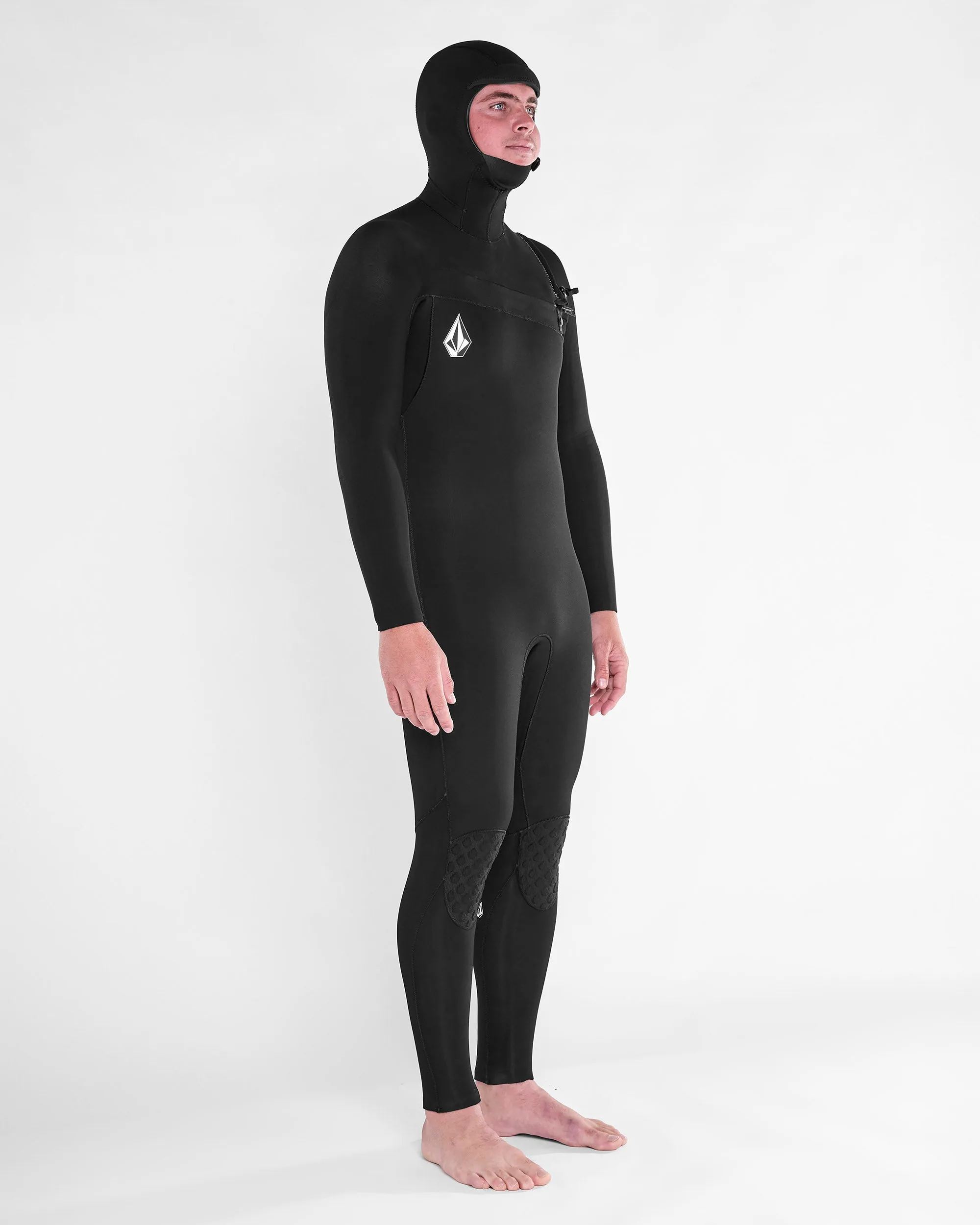 Modulator 5/4/3Mm Hooded Chest zip Wetsuit - BLACK