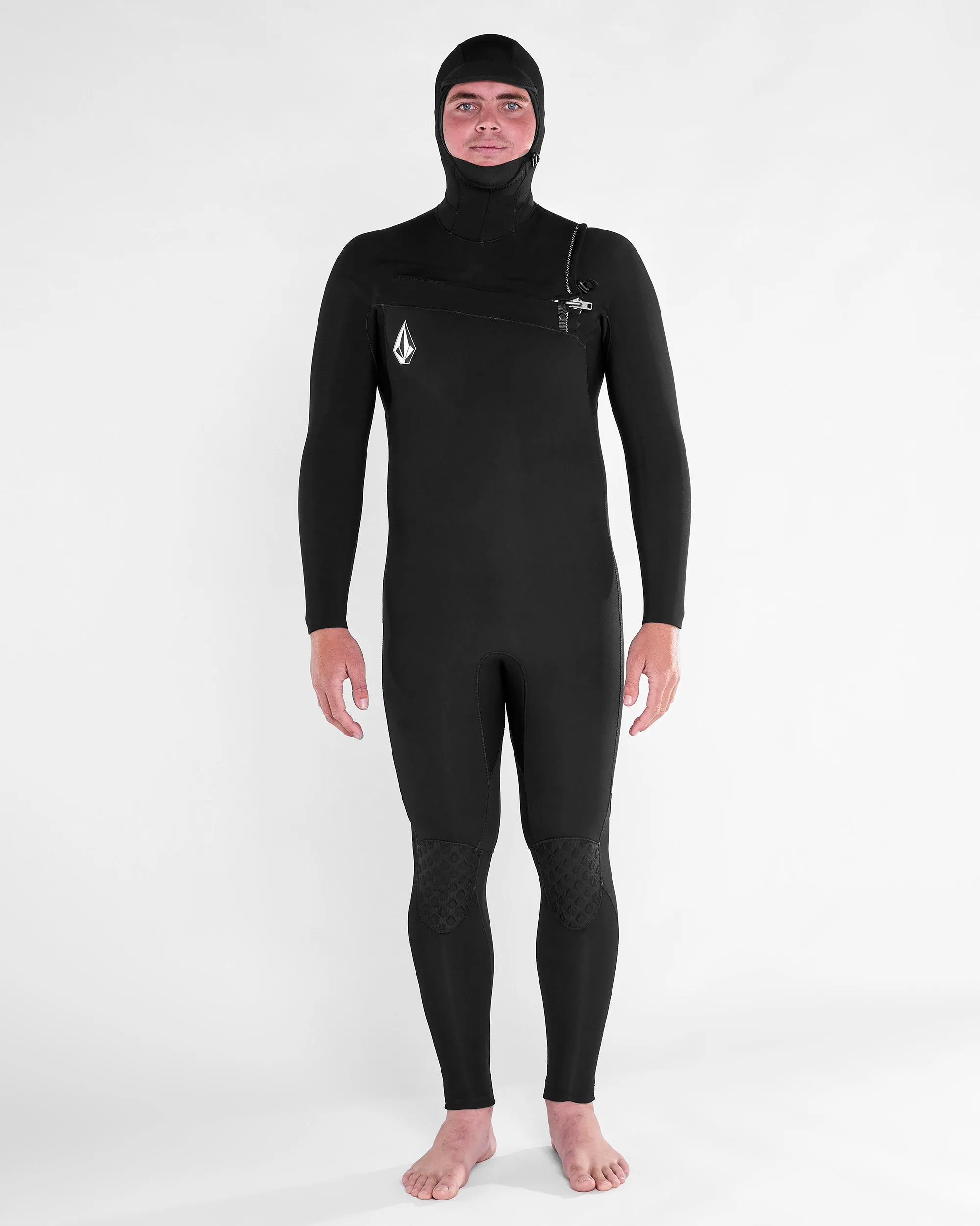 Modulator 5/4/3Mm Hooded Chest zip Wetsuit - BLACK