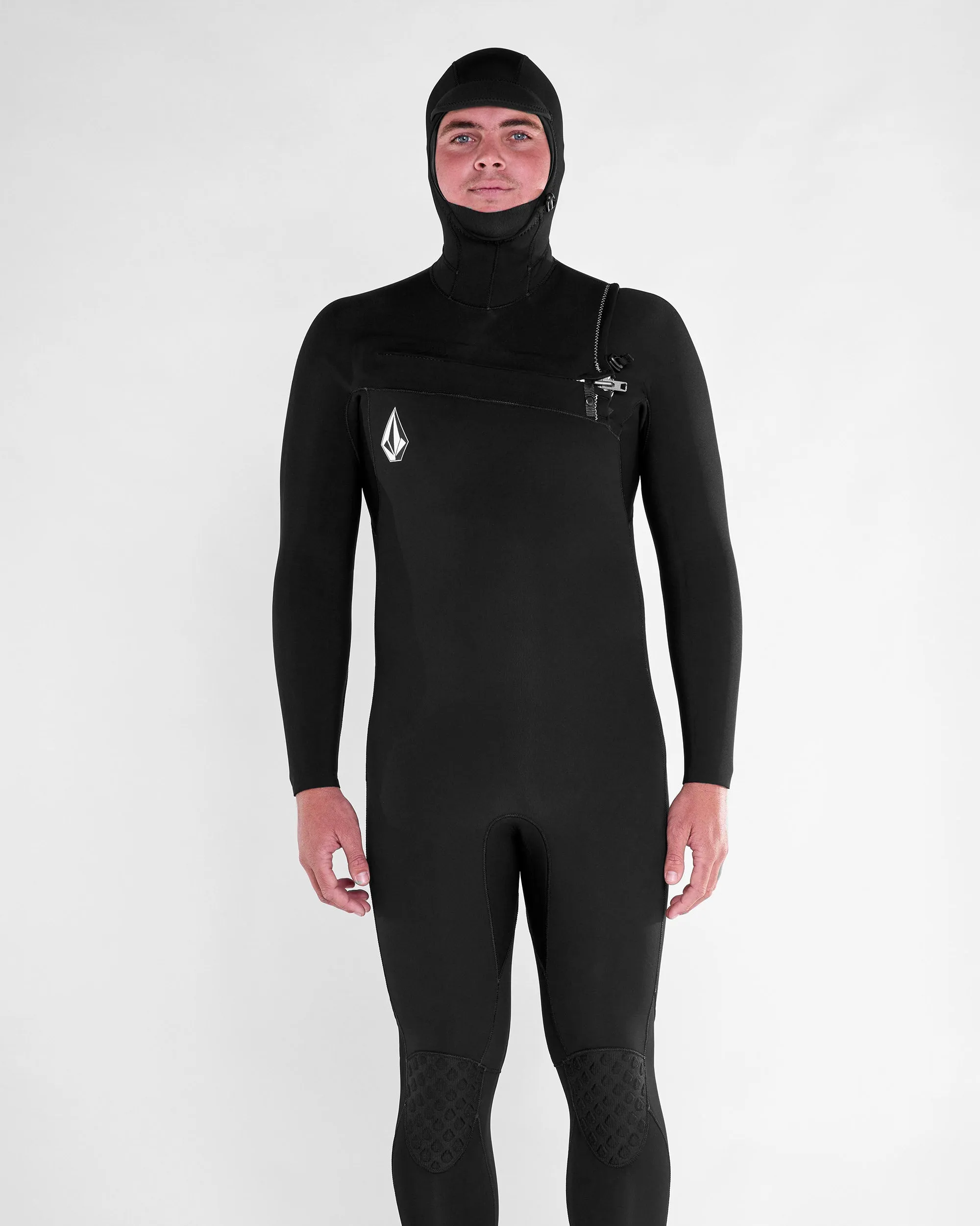 Modulator 5/4/3Mm Hooded Chest zip Wetsuit - BLACK