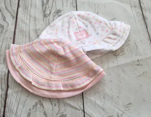 Newborn Sun Hats x 2