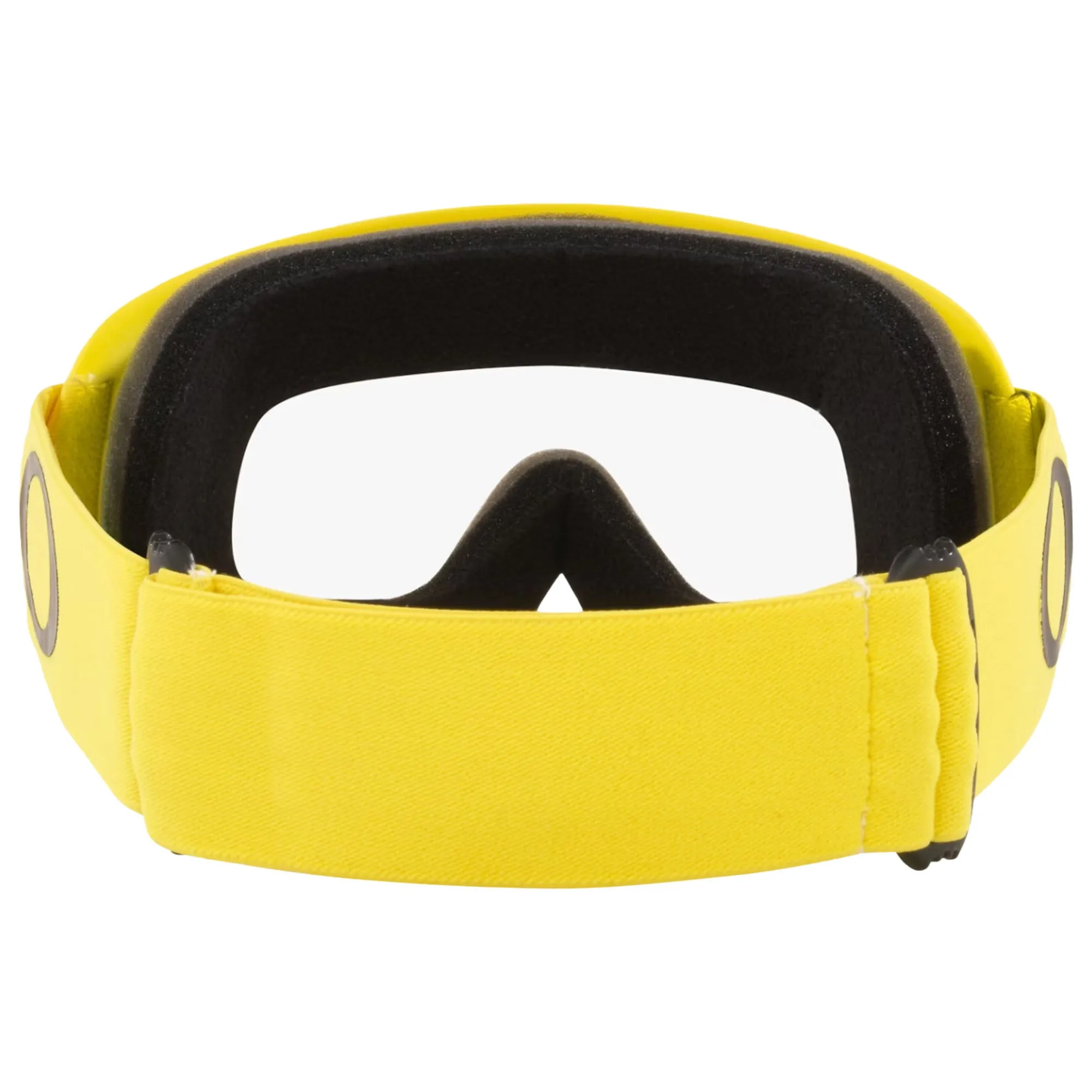 Oakley OO7029-65 O-Frame 2.0 MX Goggles Clear Impact-Resistant Lens Moto Yellow Strap