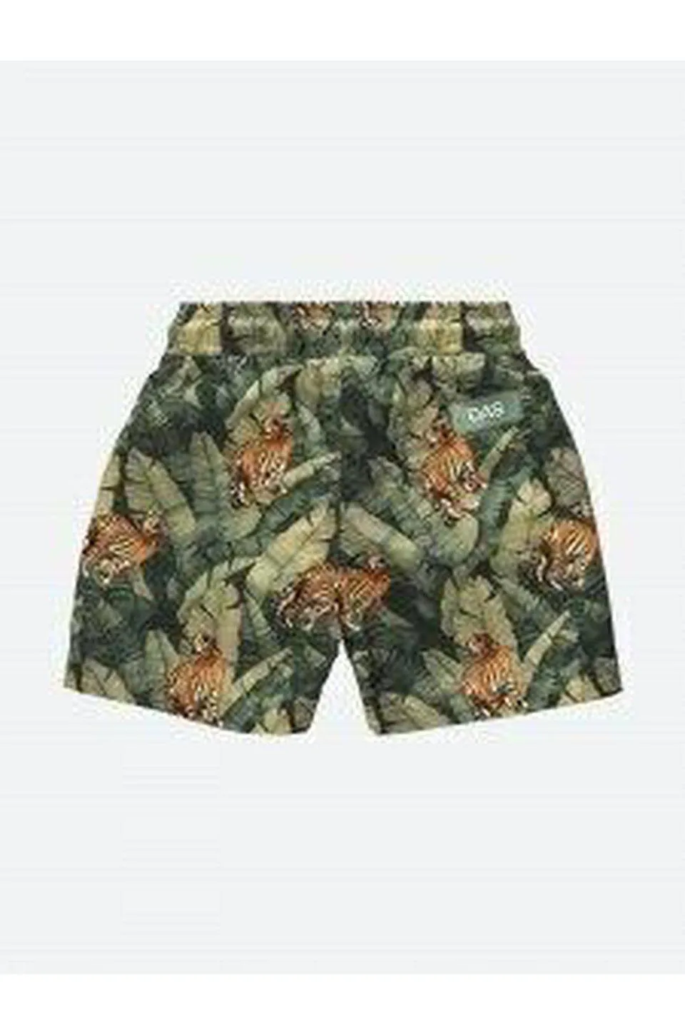 OAS Kids Roar Print Swim Trunks In Green