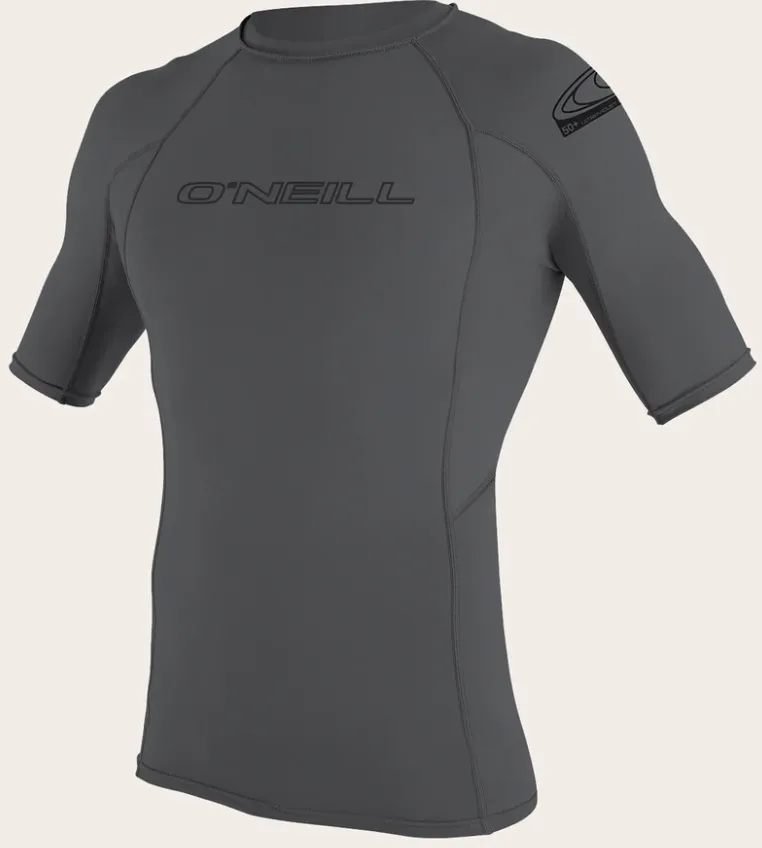 O'neill Basic UPF 50  S/S Rash Guard Smoke