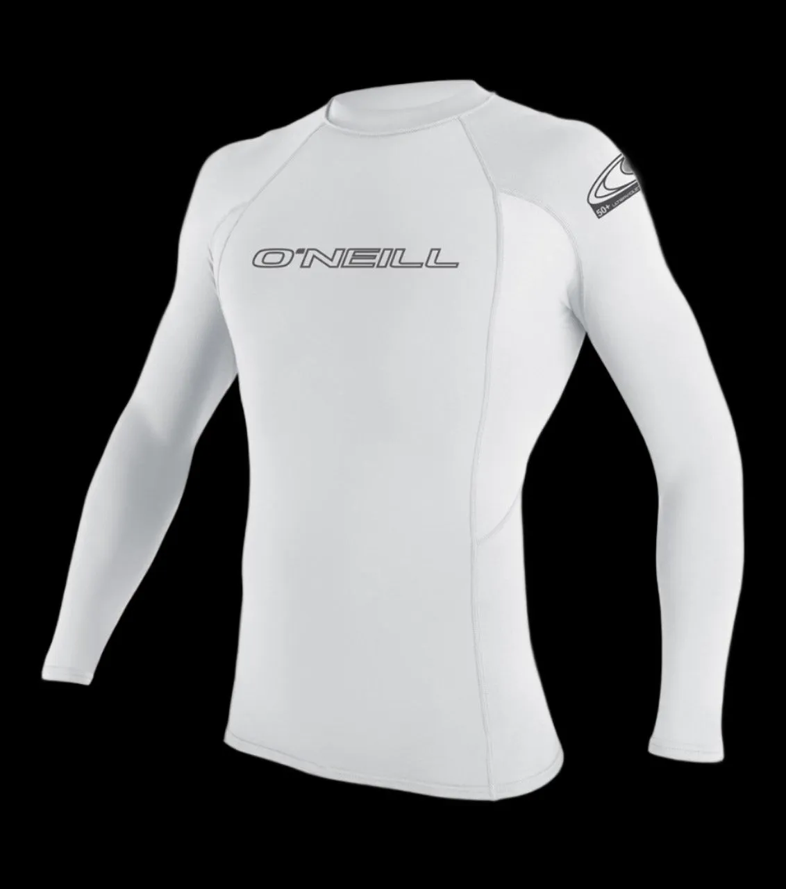 ONEILL BASIC WHITE L/S CREW MEN'S LYCRA 3342