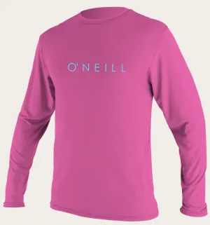 O'neill Youth Basic UPF 30  L/S Sun Shirt FOX PINK