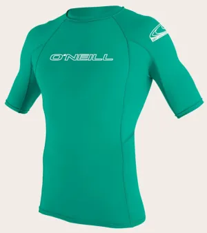 O'neill Youth Basic UPF 50  S/S Rash Guard Seaglass