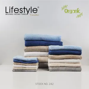 Organic Cotton Towels I Lifestyle by Canadian I (2pc.Bath)(2pc.Hand)(4pc.Face) #242