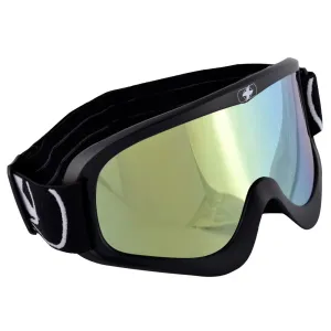 Oxford Fury Adult Motocross Goggles Matt Black - Clear Lens