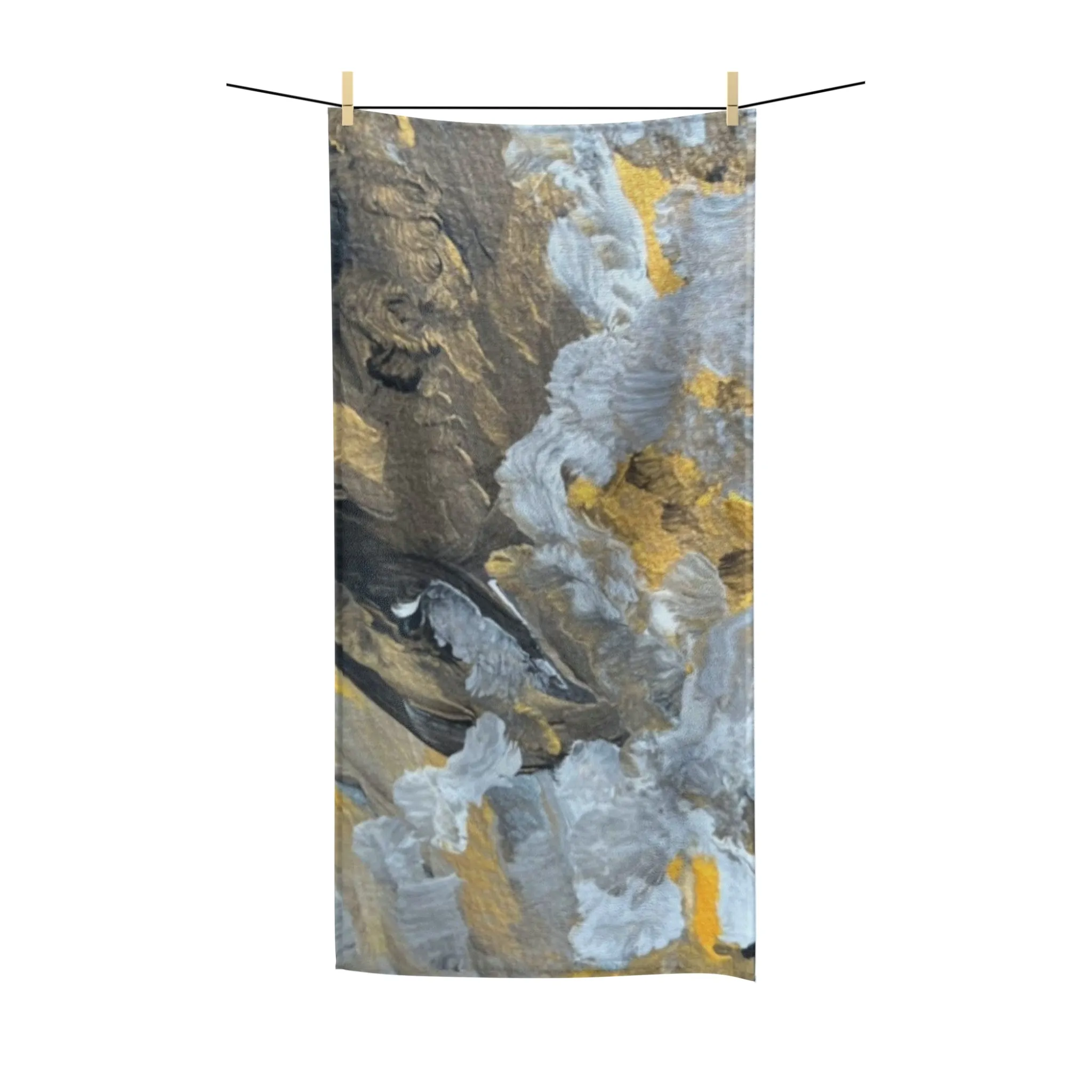 "Strength" Abstract- Polycotton Towel