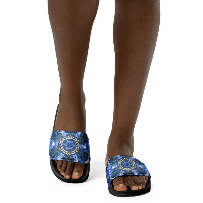 "Whirling Petals" Collection - Designer Women's Slides