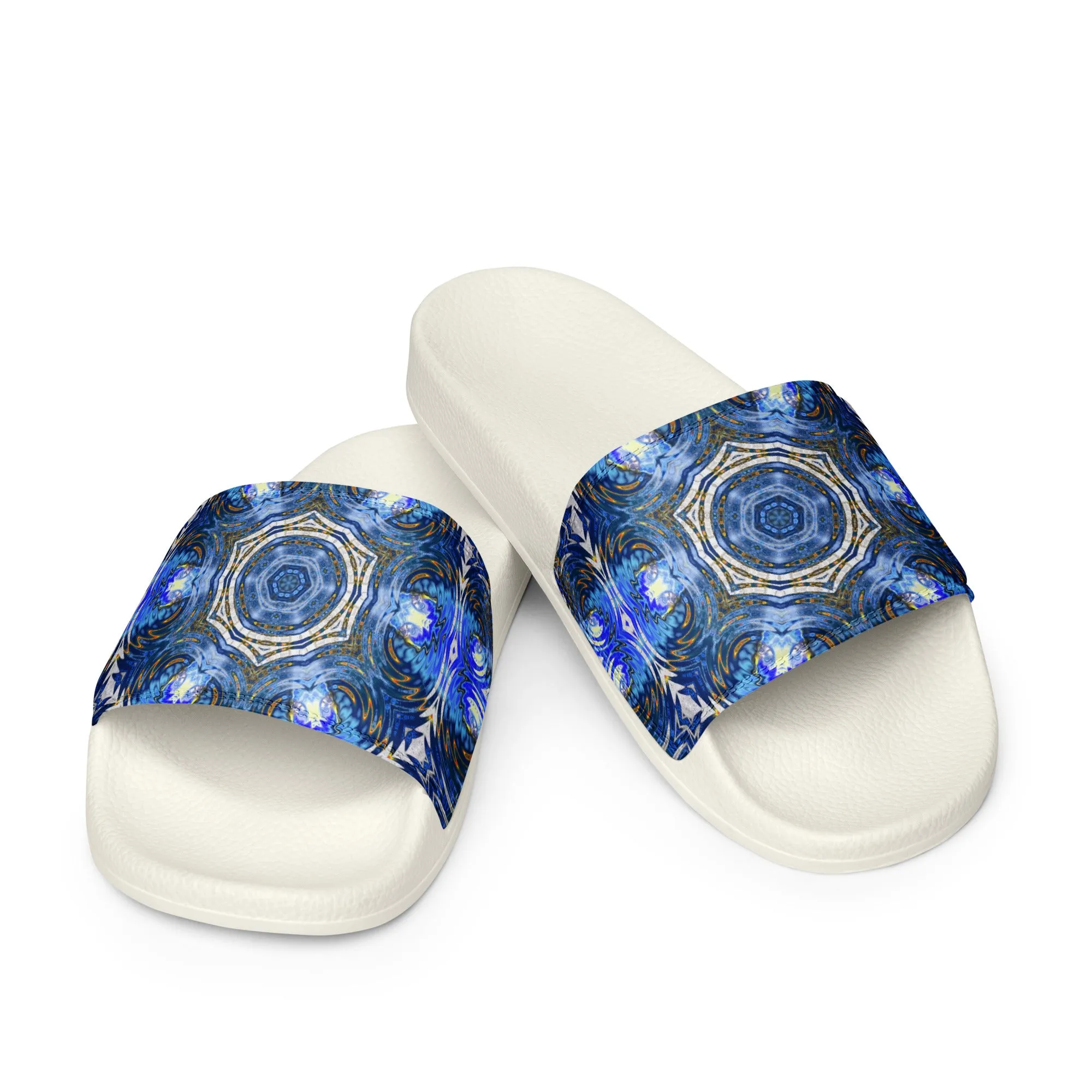 "Whirling Petals" Collection - Designer Women's Slides