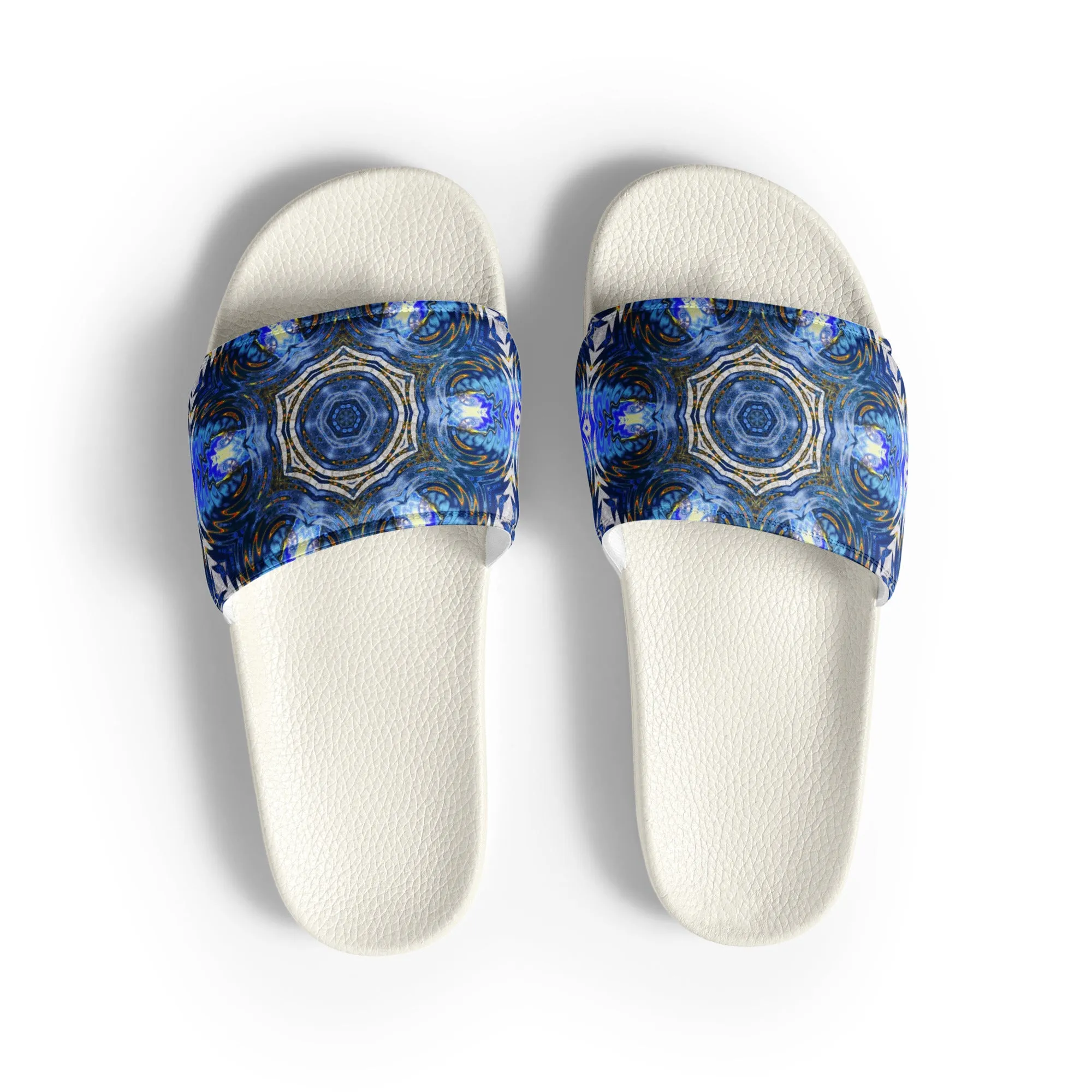 "Whirling Petals" Collection - Designer Women's Slides