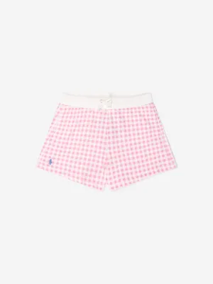 Ralph Lauren Girls Cotton Gingham Shorts