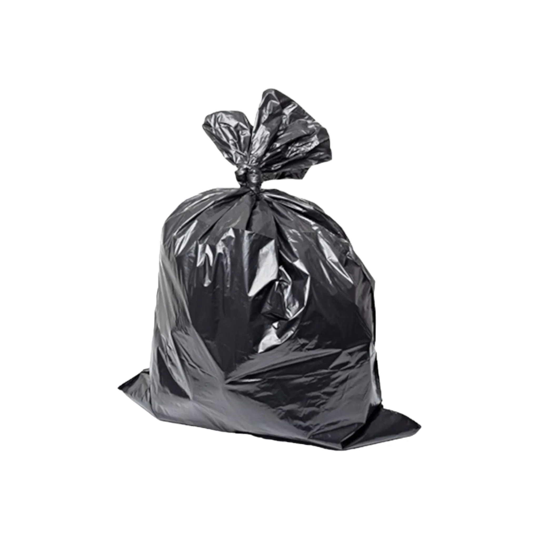 Refuse Bags Plastic Extra Heavy Duty 75x95cm 75microns Black 1000pack Recycable