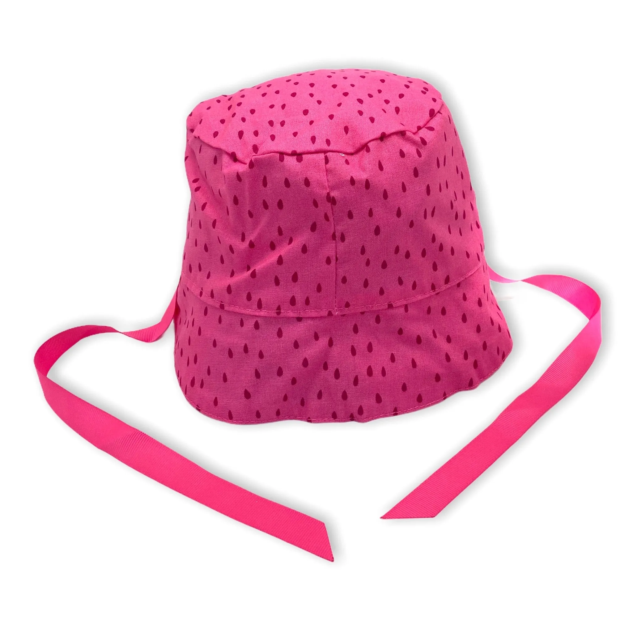 Reversible Sun Hat, Fruit Salad (Pink)