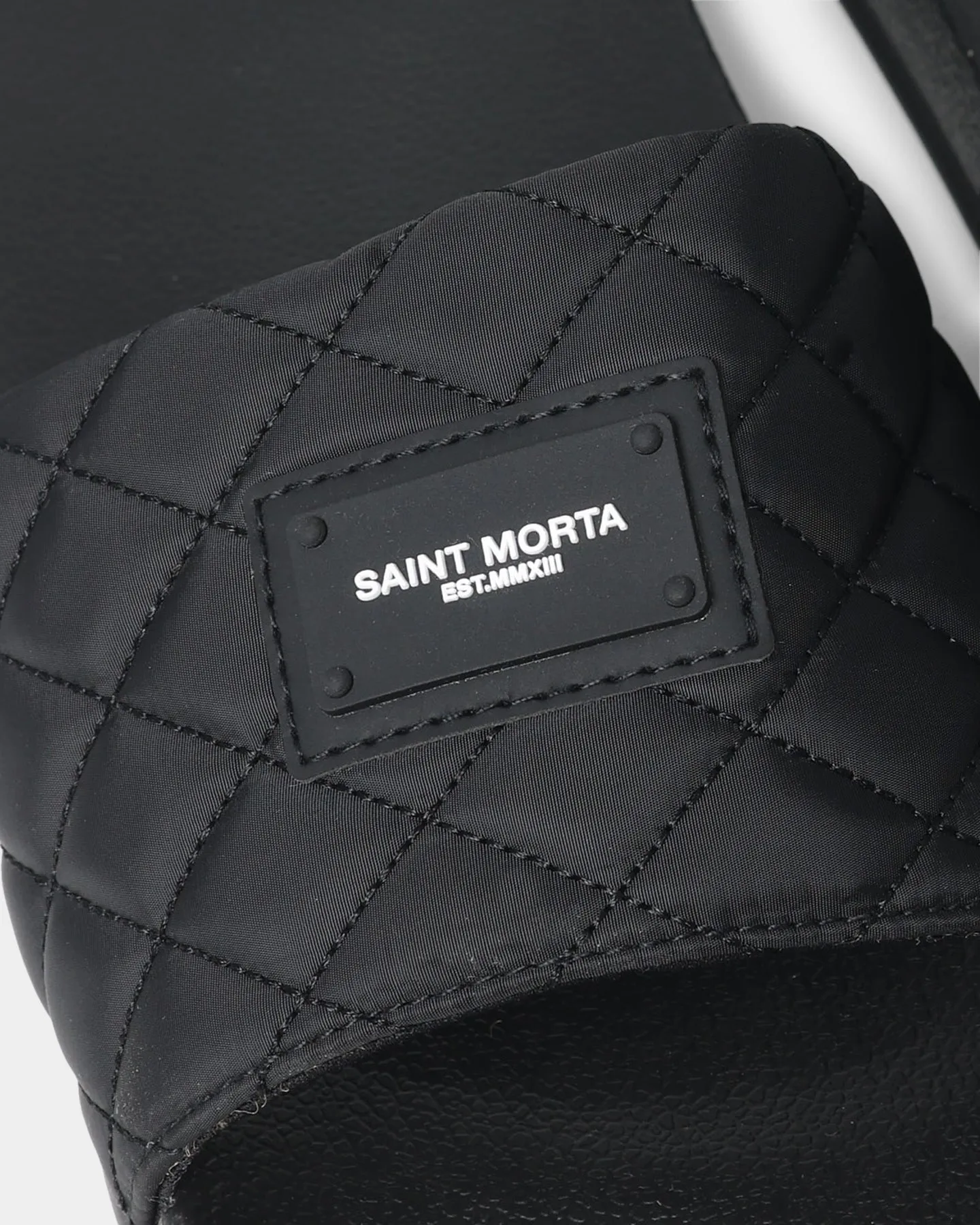 Saint Morta Annex Quilted Slides Black