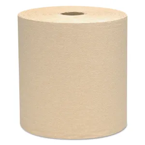 Scott Essential Hard Roll Towels, 1.5" Core, 8 X 800Ft, Natural, 12 Rolls/Carton - KCC04142