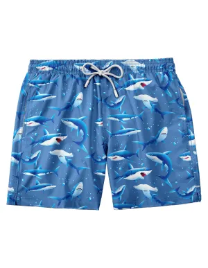 Sharks Swim Trunks