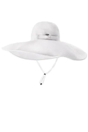 Shelby Shapeable Poolside Hat | White