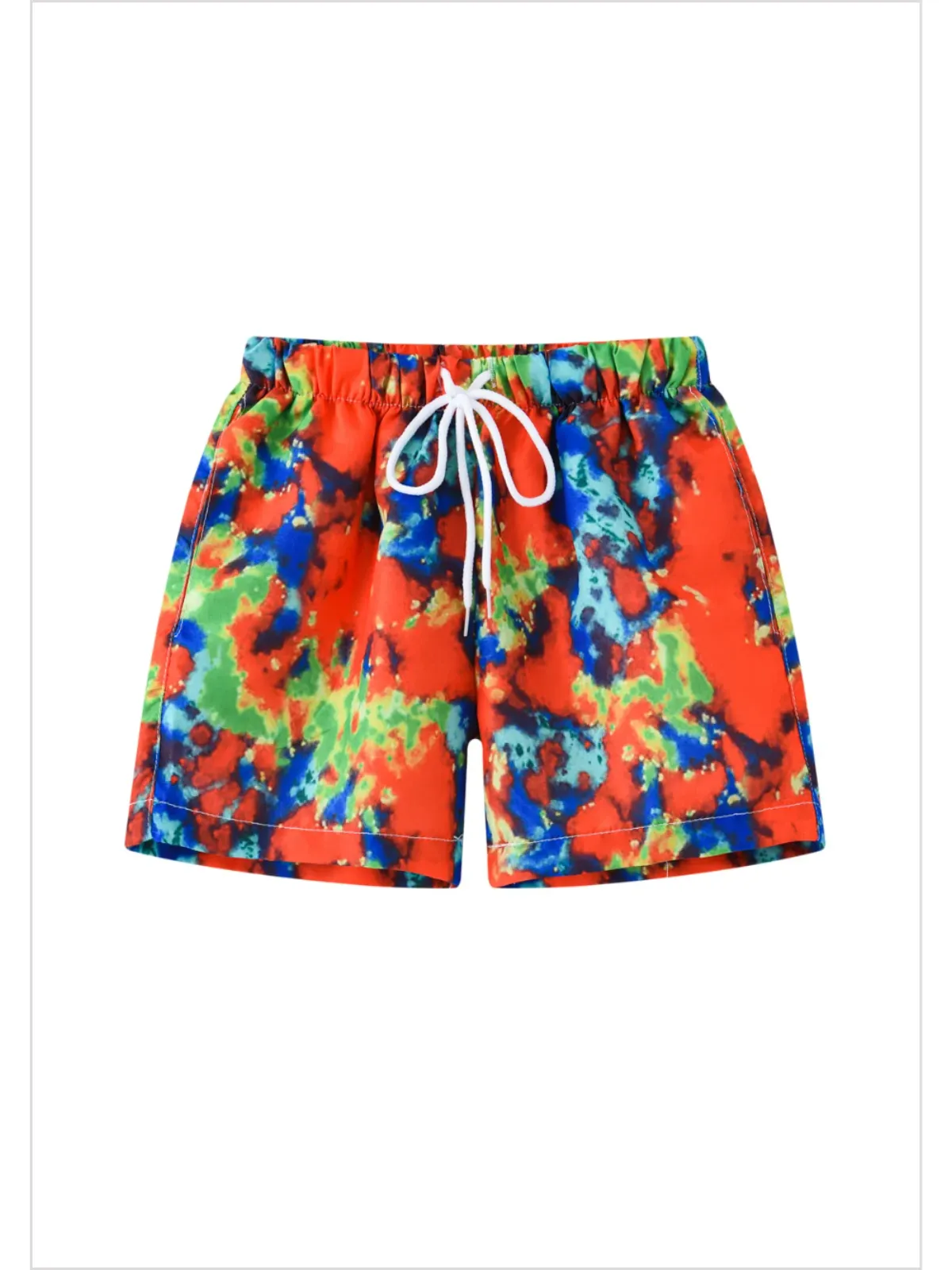 Splashy Adventures Boys Multicolor Swim Trunks