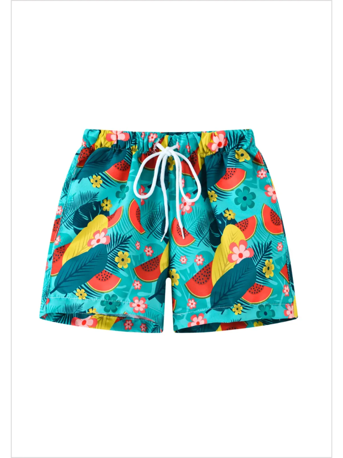 Splashy Adventures Boys Multicolor Swim Trunks