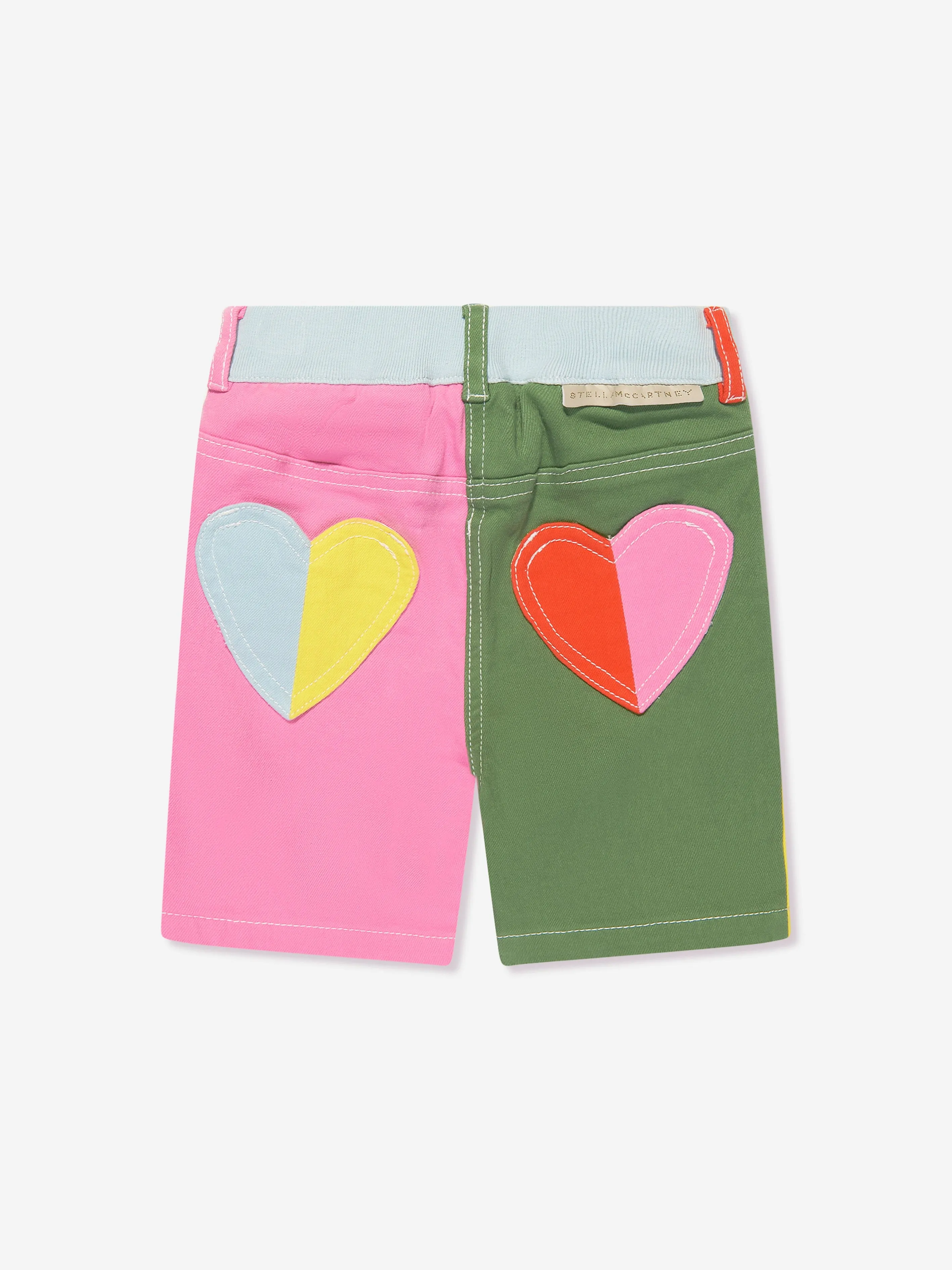 Stella McCartney Baby Girls Denim Shorts in Multicolour