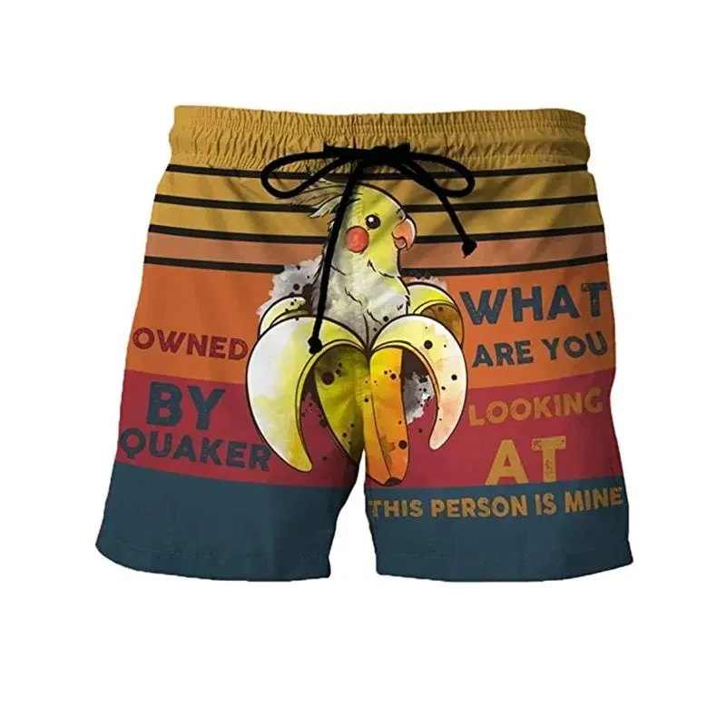 Stop Staring at My Banana Swim Trunks