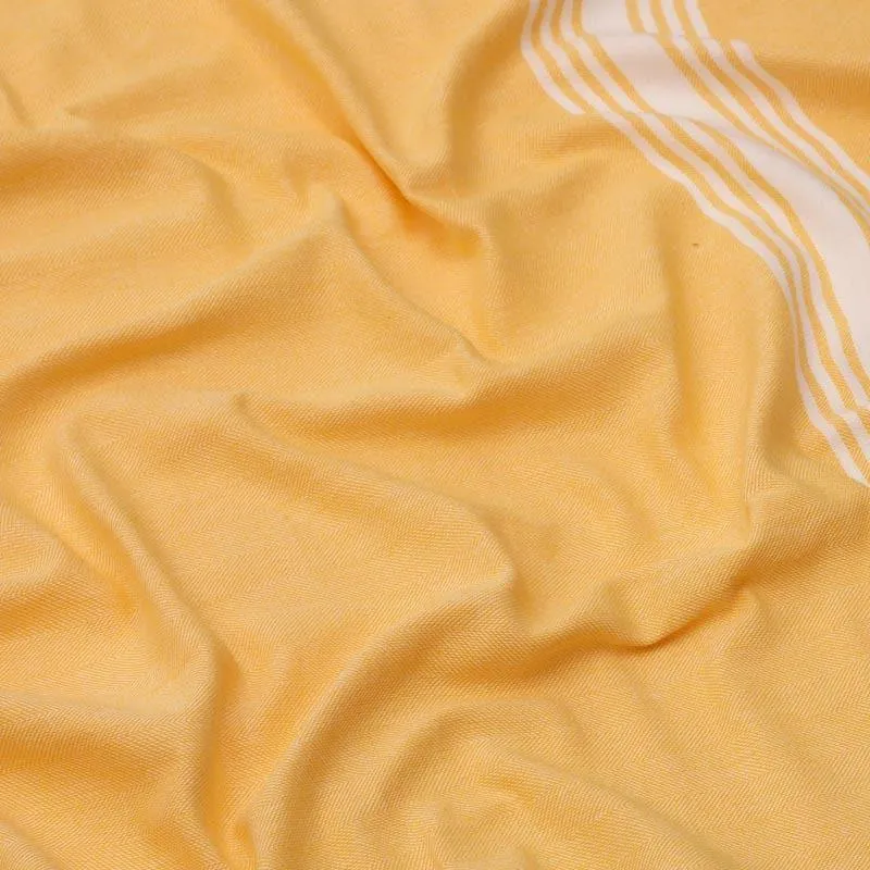 Striped Bliss Bath Towel - Yellow