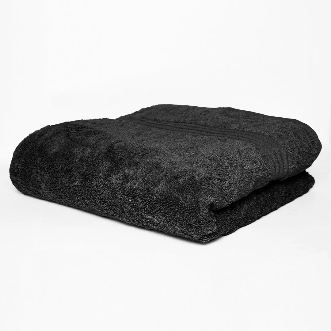 Super Soft Cotton Towel(Black)