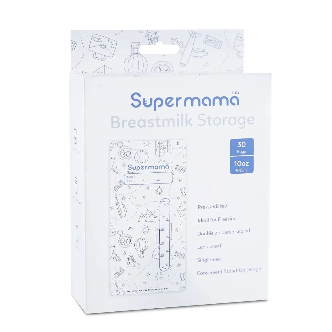 SuperMama Breastmilk Storage Bags 10oz