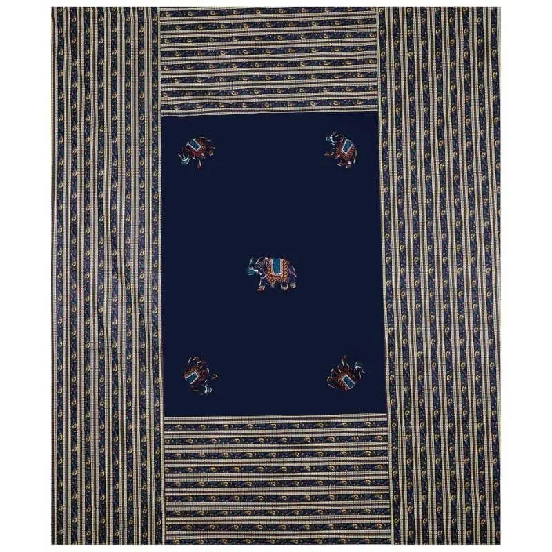 Traditionally Tuskan Bedsheet - Blue