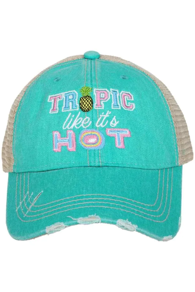 Tropic Like it's Hot Women's Trucker Hats