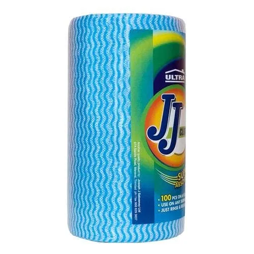 ULTRA JJ SUPER ABSORBENT 100PC CLOTH ROLL - UKSSA4