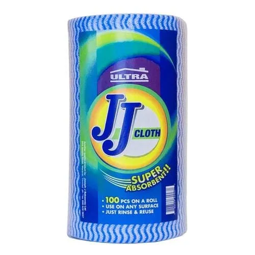 ULTRA JJ SUPER ABSORBENT 100PC CLOTH ROLL - UKSSA4