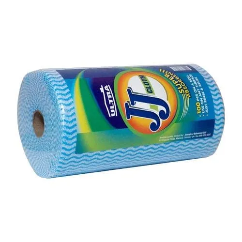 ULTRA JJ SUPER ABSORBENT 100PC CLOTH ROLL - UKSSA4