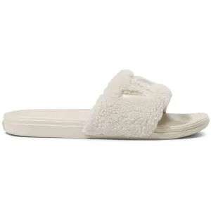 Vans Unisex Sherpa La Costa Slide-on Slides - Oatmeal Beige